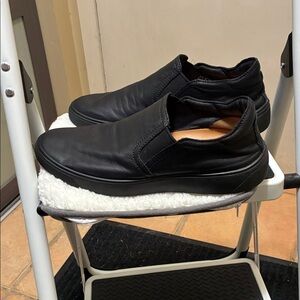Ecco Men's Black Slip-On Loafers 42